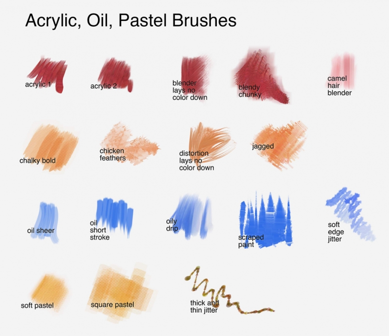 corel painter custom brushes